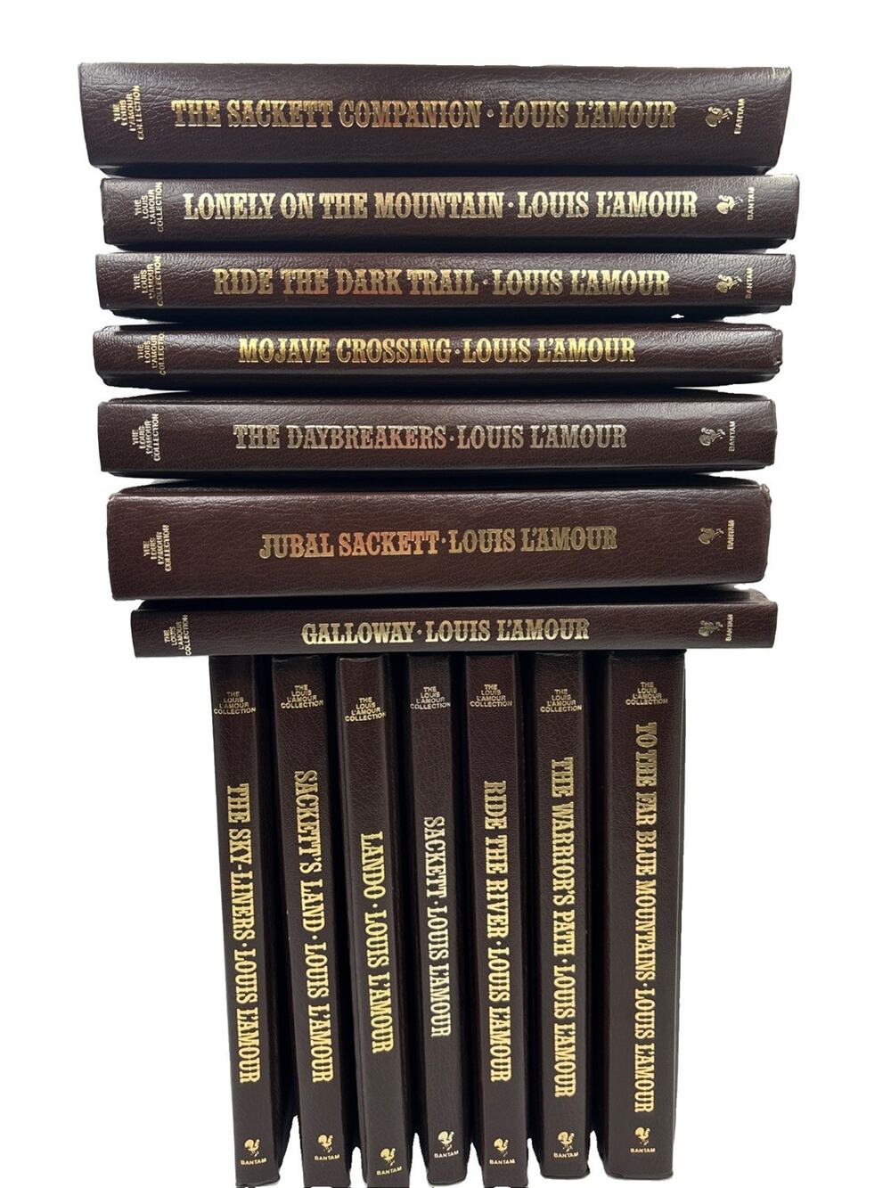 The Sackett Saga Louis L'Amour Collection Leatherette Set of 14 Books